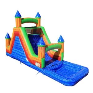 Green Backloader Water Slide  18ft