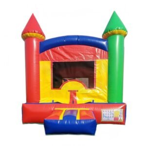 Multicolor Castle Bounce House Small 9x9
