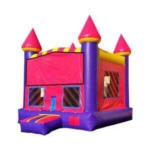 Pink & Purple Castle Bounce House