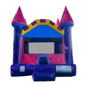 Pink, Blue & Purple Castle Bounce House